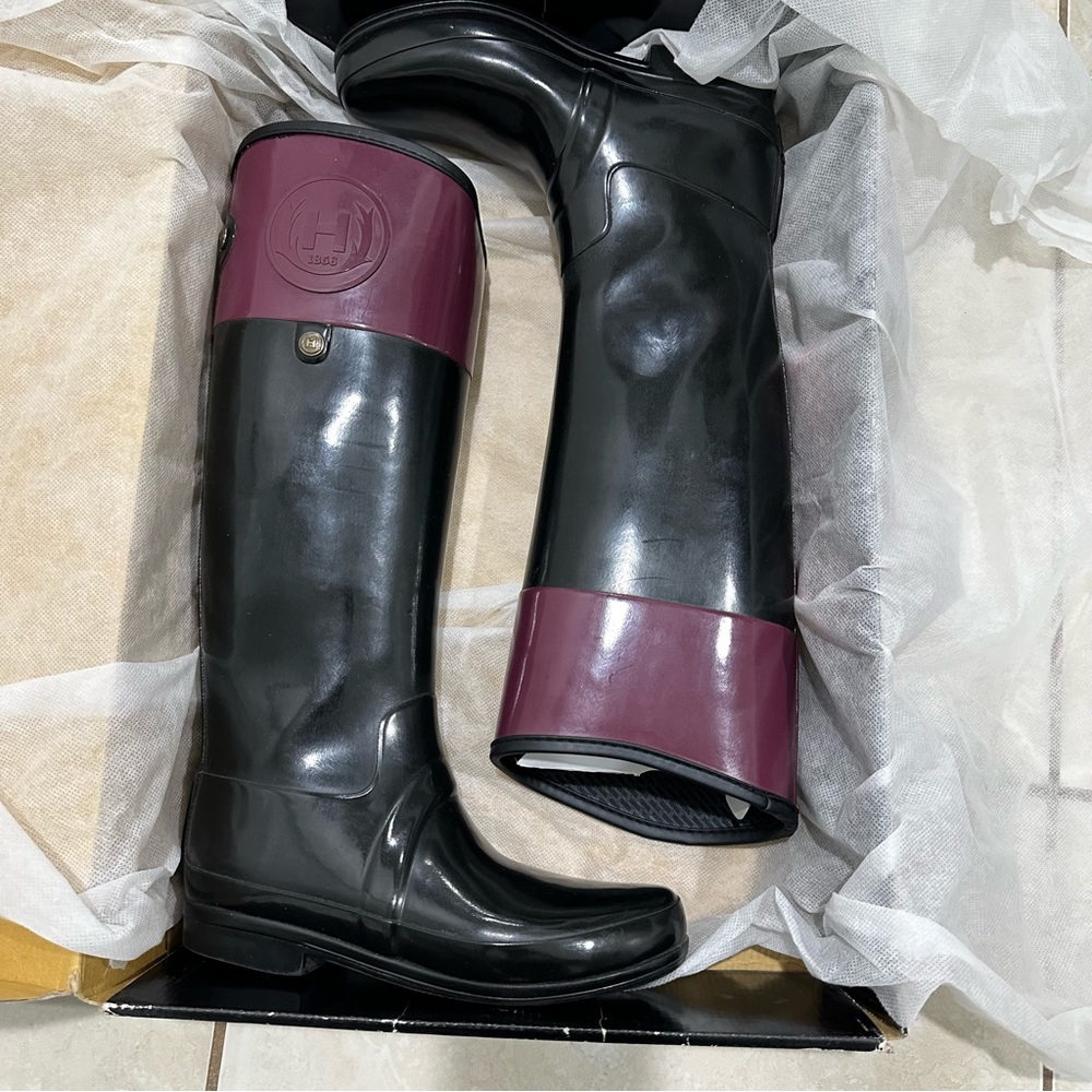 Hunter Sandhurst Carlyle Riding Boots - Sz: W 8